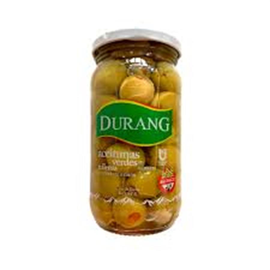 Aceitunas Verdes Rellenas con morrón V1 x 330 gr Durang